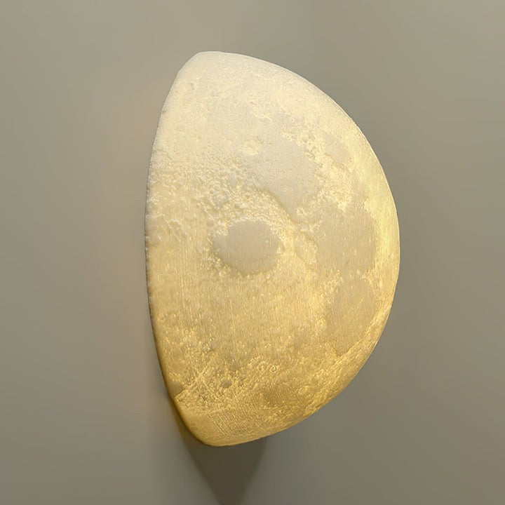 3D Lunar Wall Lamp - Moonlight Ambiance