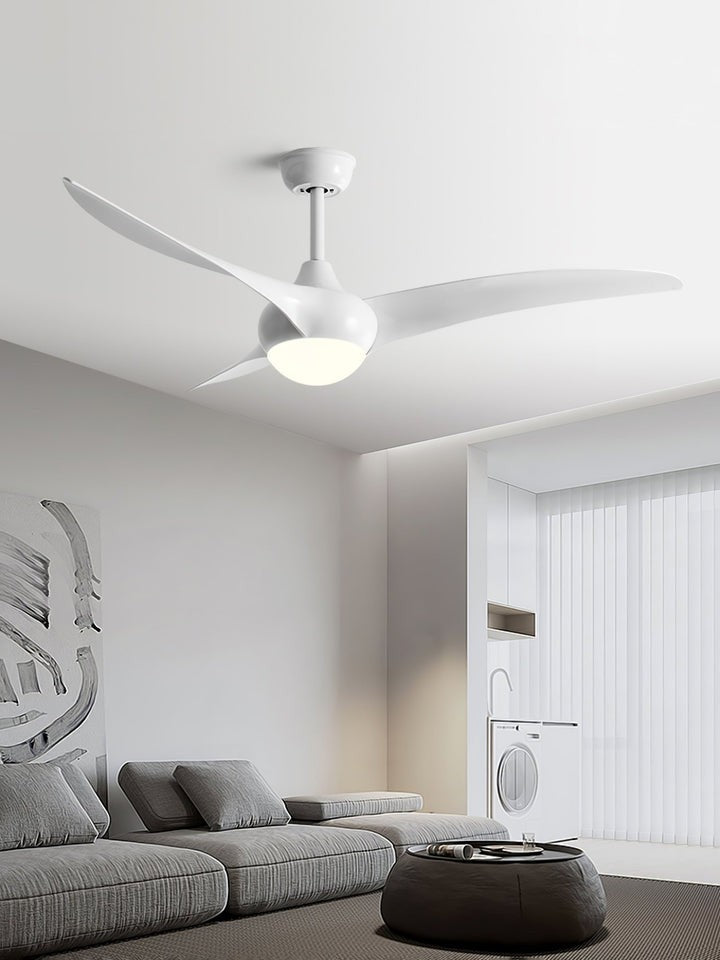 52-Inch Integrated LED Ceiling Fan with Opal Glass Light