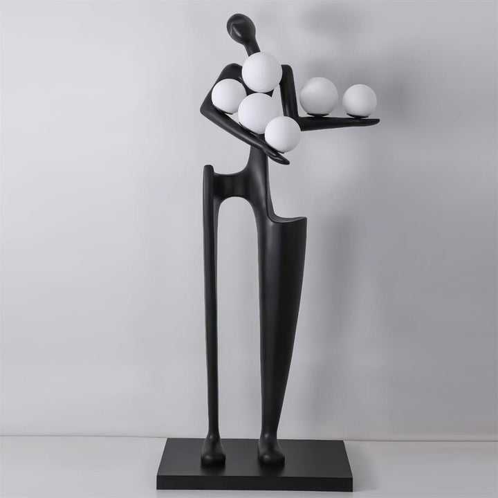 Abstract Guardian Sculpture LED Floor Lamp