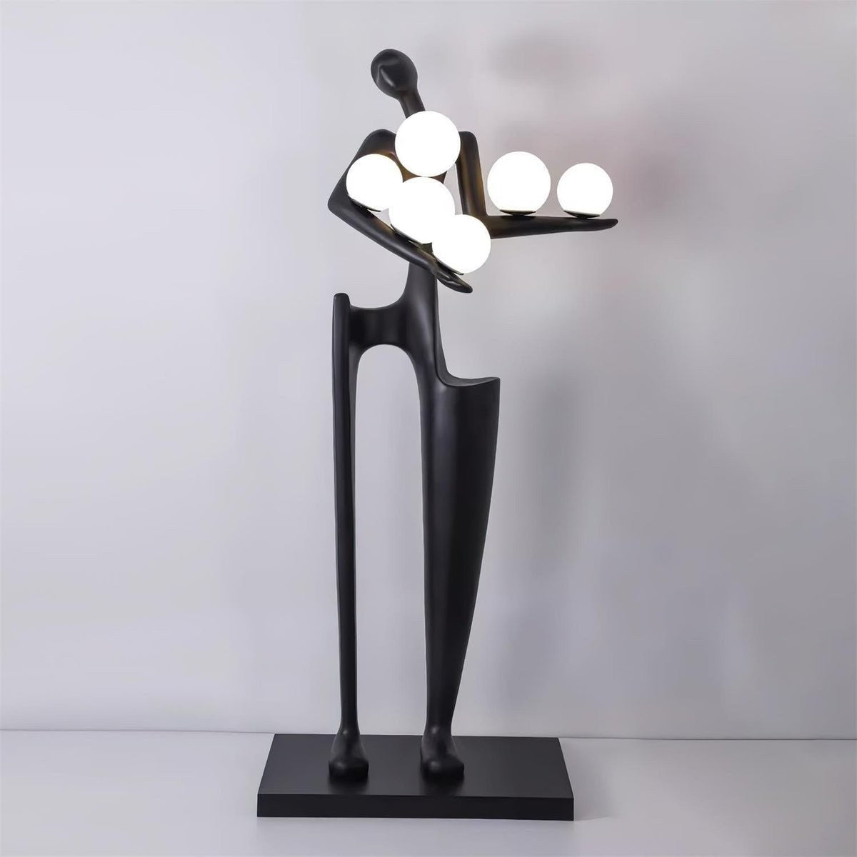 Abstract Guardian Sculpture LED Floor Lamp