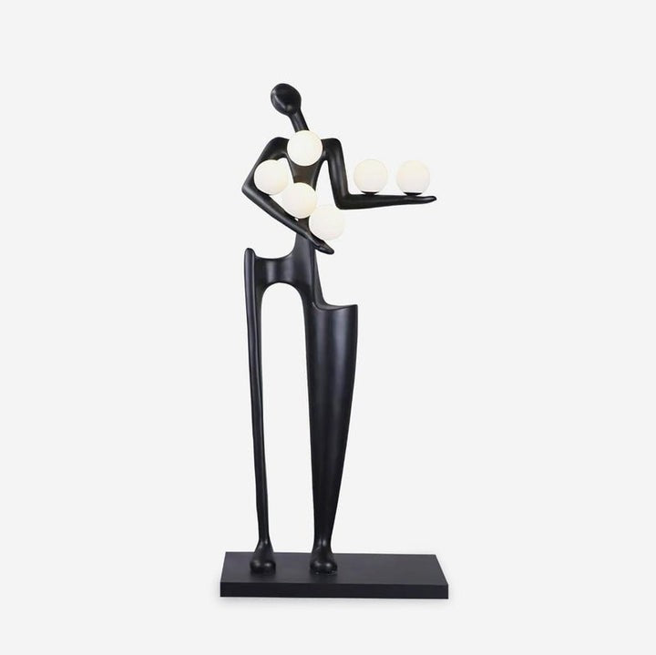 Abstract Guardian Sculpture LED Floor Lamp