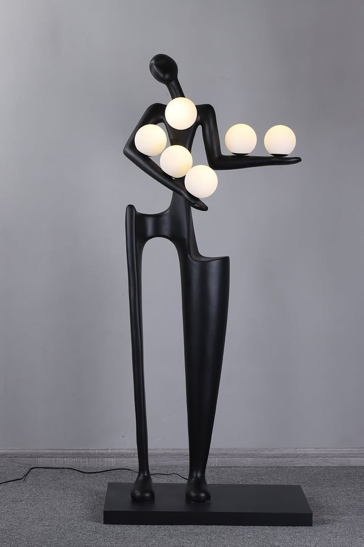 Abstract Guardian Sculpture LED Floor Lamp