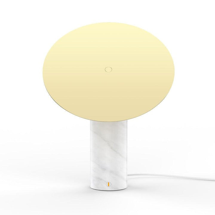 Adjustable 360° Disc Table Lamp with Marble Base