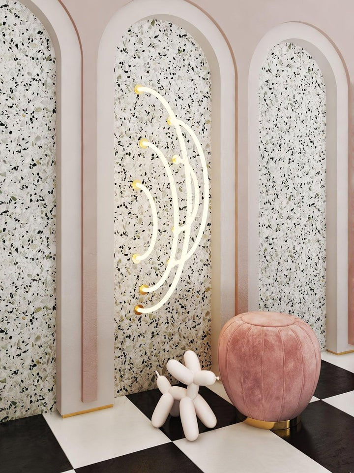 Adjustable Curved Silicone Pendant Light