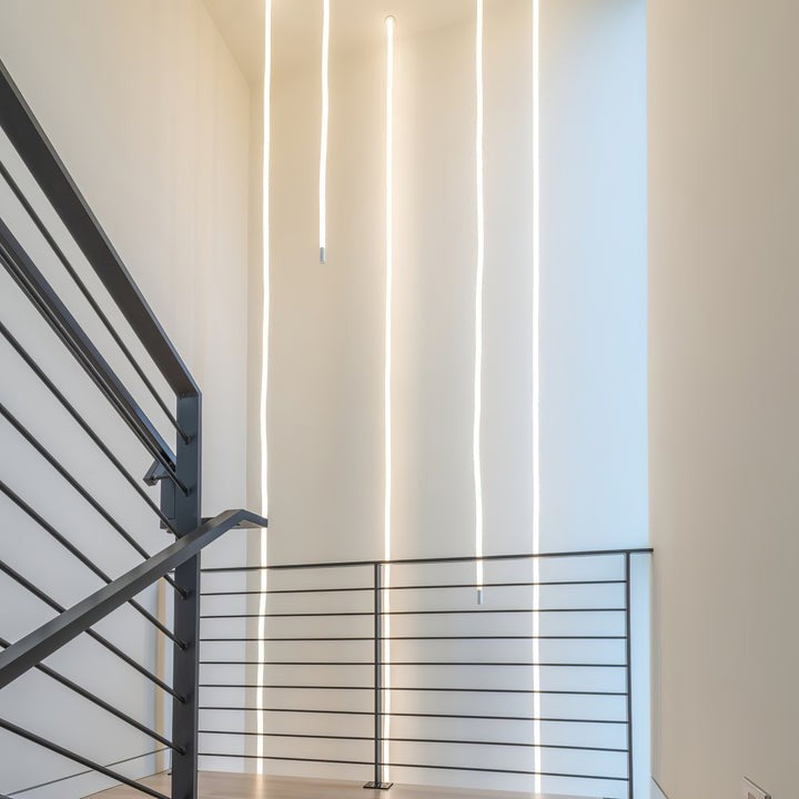 Adjustable Curved Silicone Pendant Light