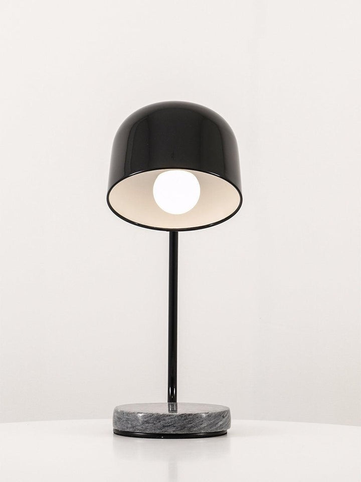 Adjustable Marble & Metal Desk Lamp with LED Lighting