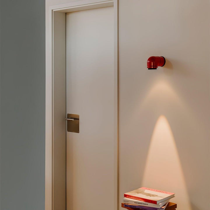 Adjustable Mini LED Wall Sconce - Red & White