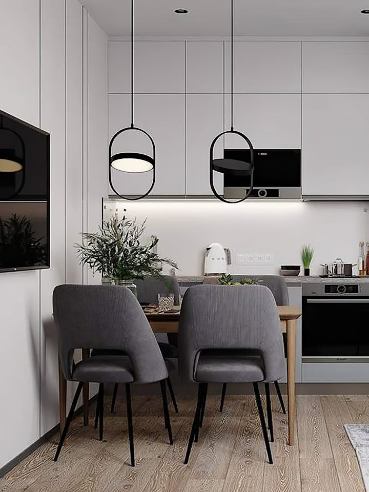Adjustable Moon-Inspired LED Pendant Light