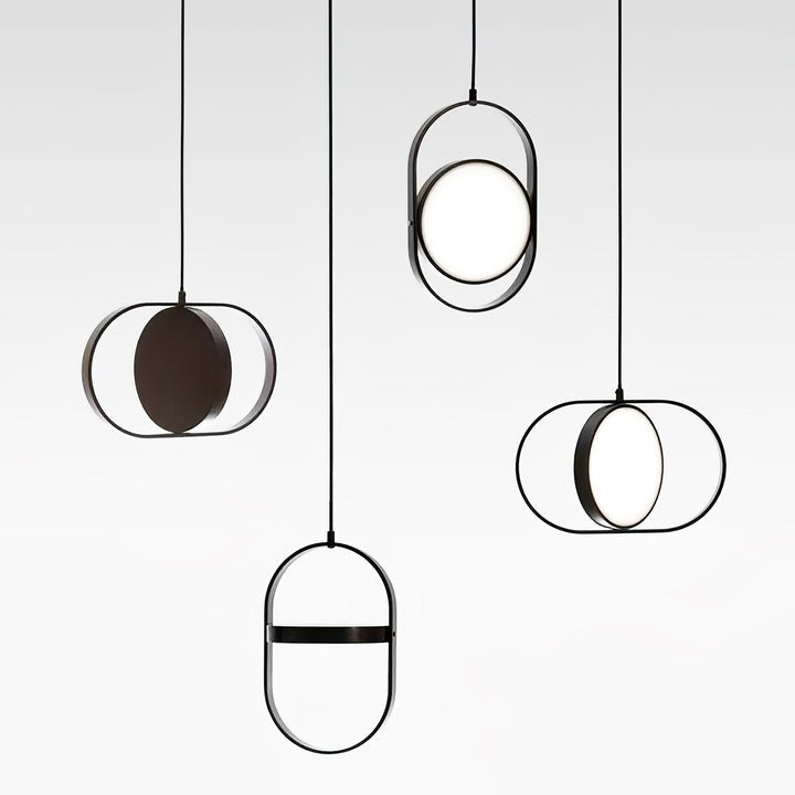 Adjustable Moon-Inspired LED Pendant Light