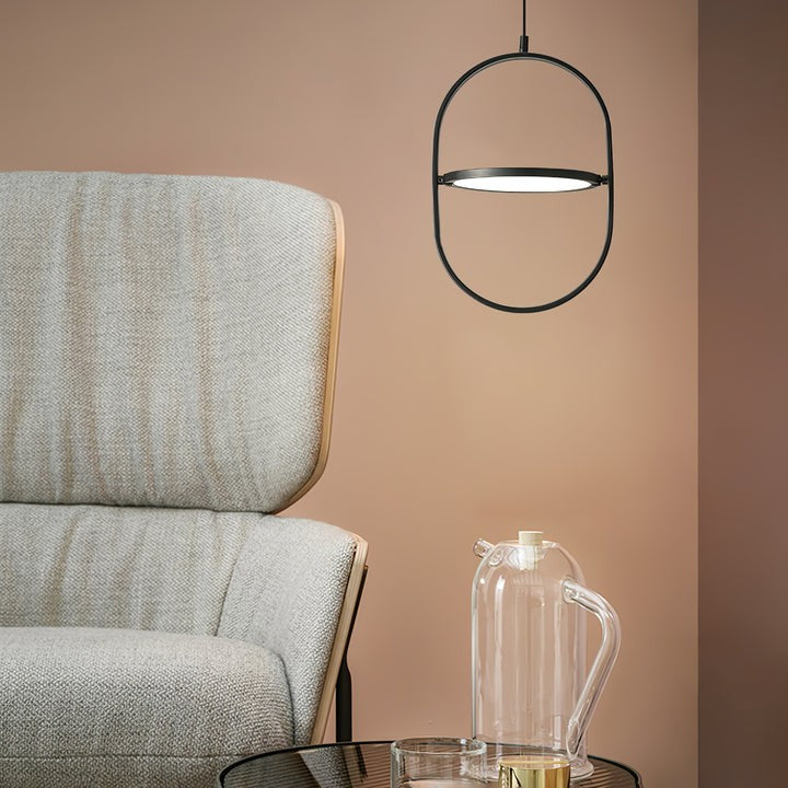 Adjustable Moon-Inspired LED Pendant Light