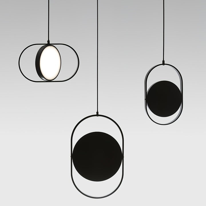 Adjustable Moon-Inspired LED Pendant Light