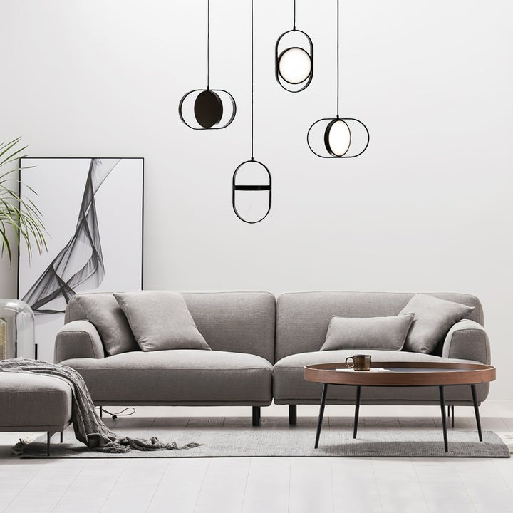 Adjustable Moon-Inspired LED Pendant Light