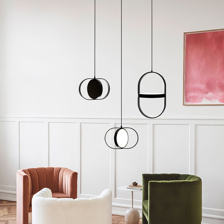 Adjustable Moon-Inspired LED Pendant Light