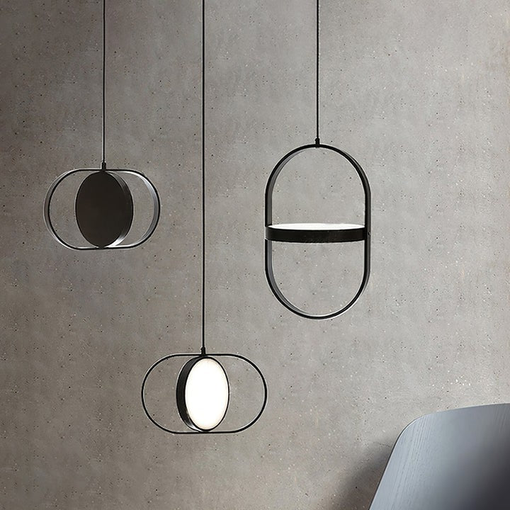 Adjustable Moon-Inspired LED Pendant Light
