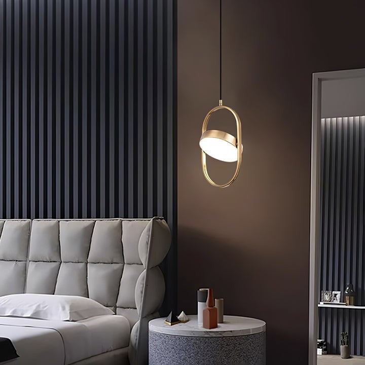 Adjustable Moon-Inspired LED Pendant Light