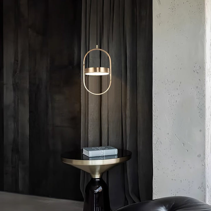 Adjustable Moon-Inspired LED Pendant Light