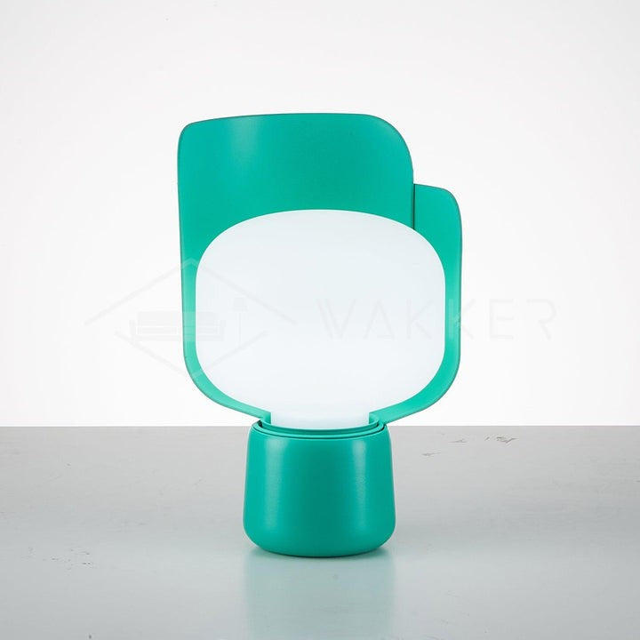 Adjustable Petal-Shape Glass LED Table Lamp