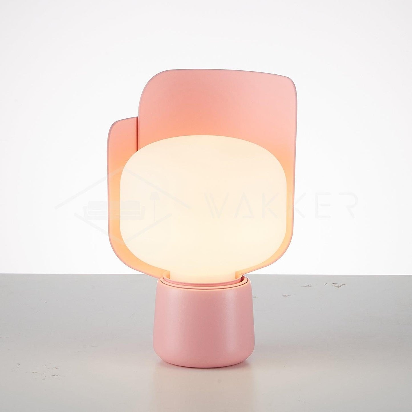 Adjustable Petal-Shape Glass LED Table Lamp
