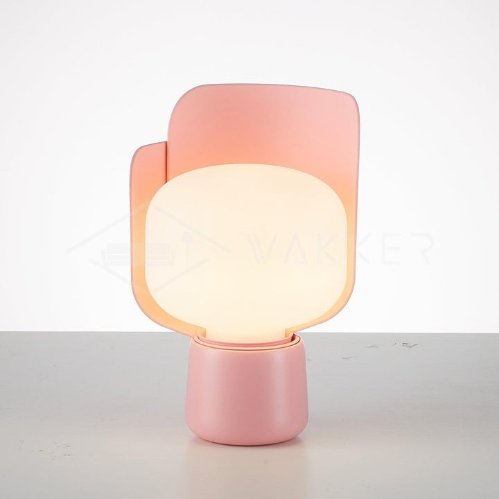 Adjustable Petal-Shape Glass LED Table Lamp