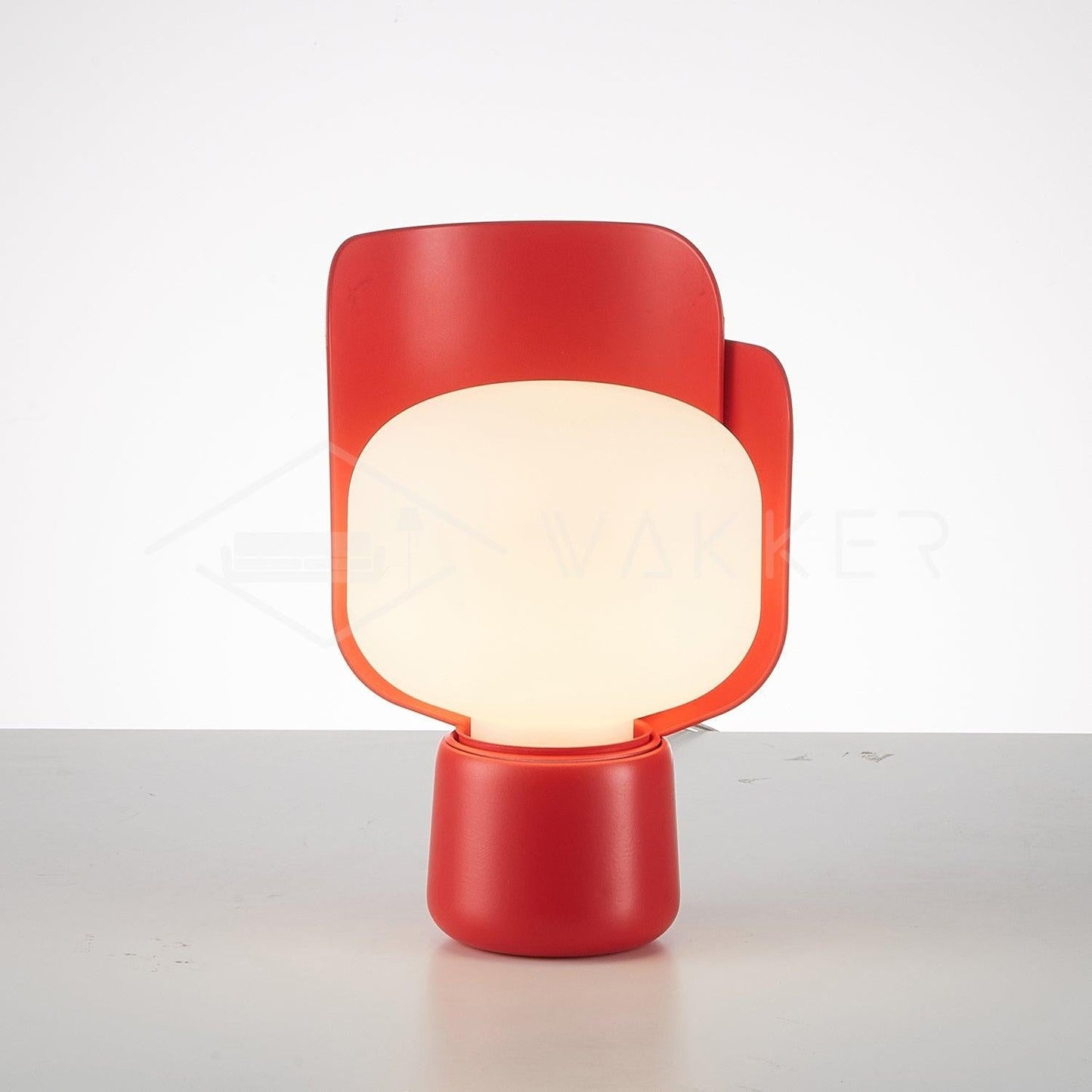 Adjustable Petal-Shape Glass LED Table Lamp