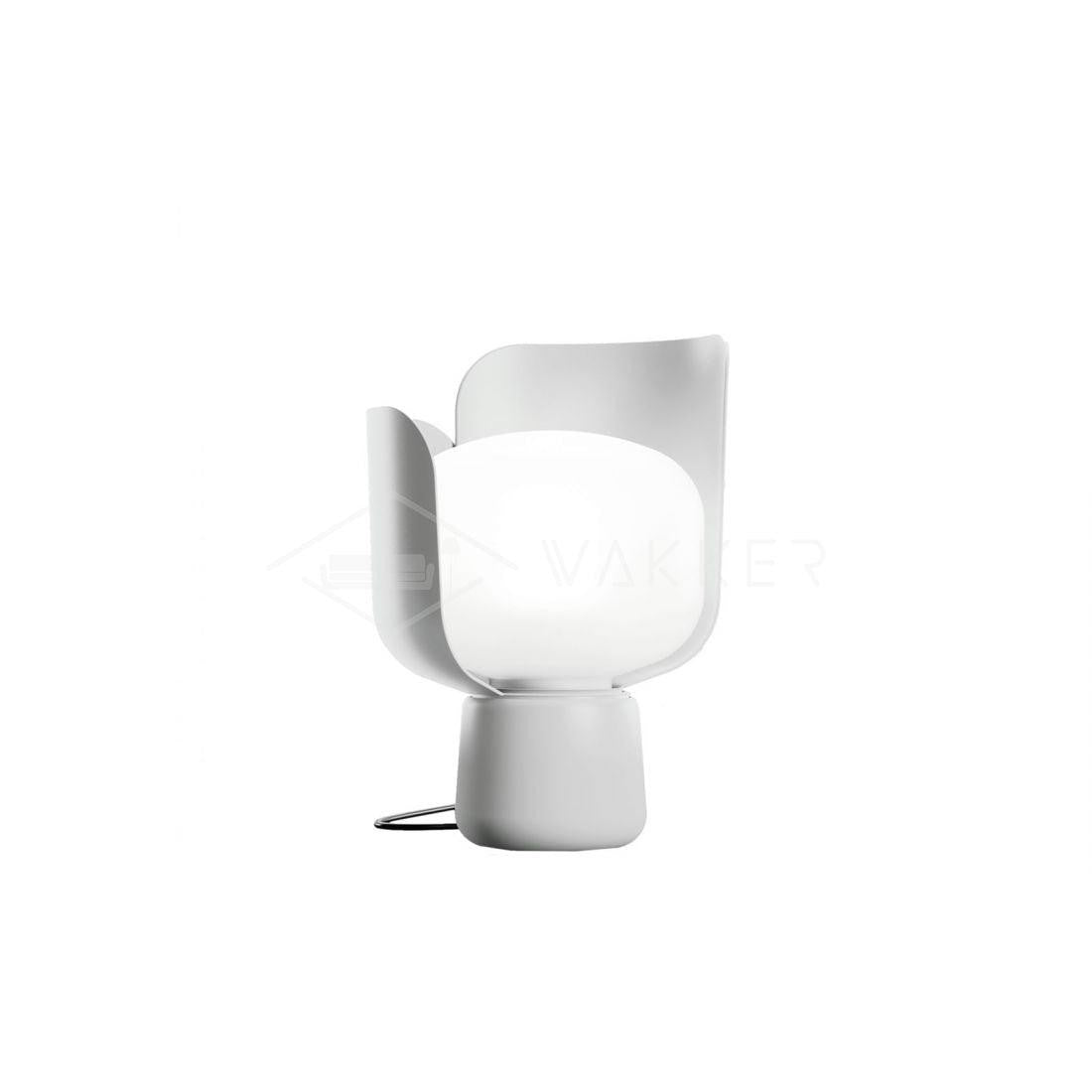 Adjustable Petal-Shape Glass LED Table Lamp