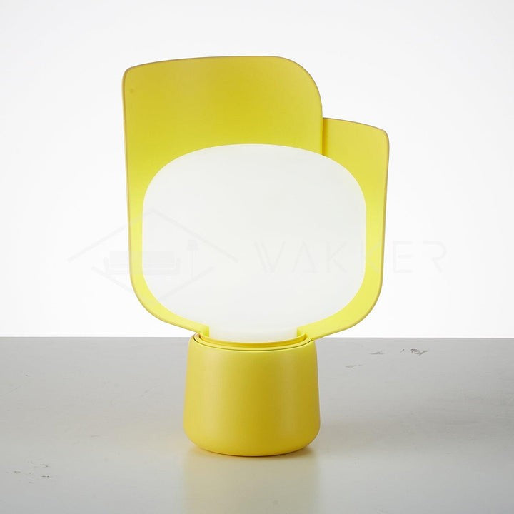 Adjustable Petal-Shape Glass LED Table Lamp