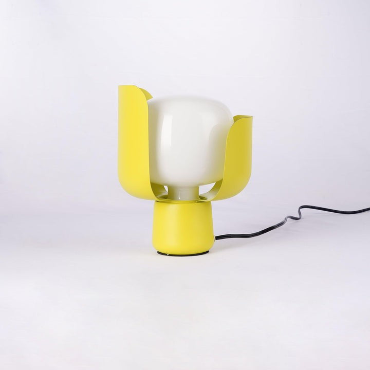 Adjustable Petal-Shape Glass LED Table Lamp