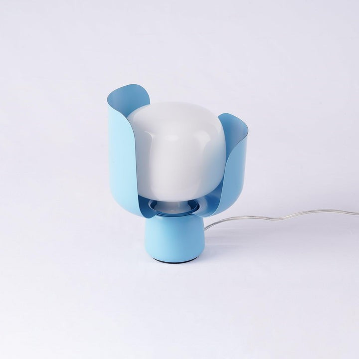 Adjustable Petal-Shape Glass LED Table Lamp