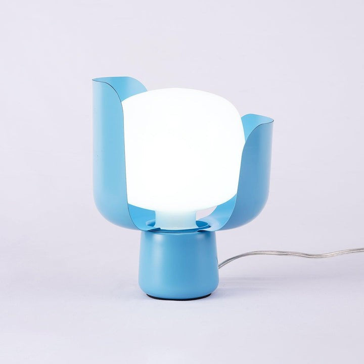 Adjustable Petal-Shape Glass LED Table Lamp