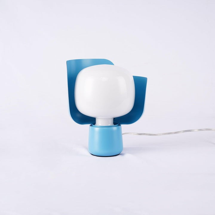 Adjustable Petal-Shape Glass LED Table Lamp