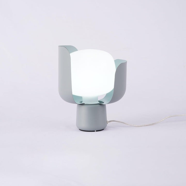 Adjustable Petal-Shape Glass LED Table Lamp