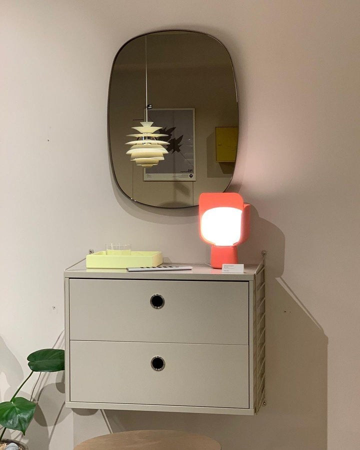 Adjustable Petal-Shape Glass LED Table Lamp
