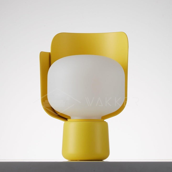 Adjustable Petal-Shape Glass LED Table Lamp