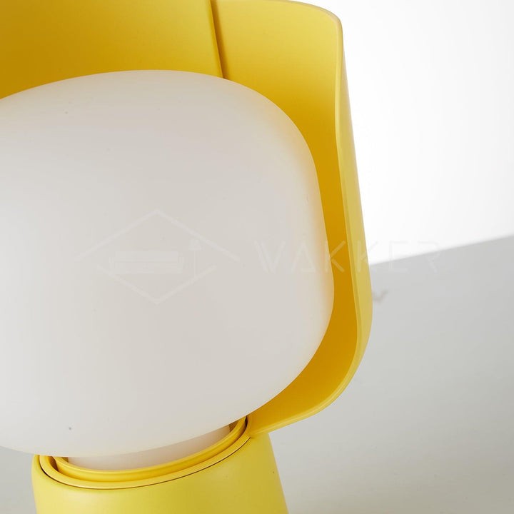 Adjustable Petal-Shape Glass LED Table Lamp
