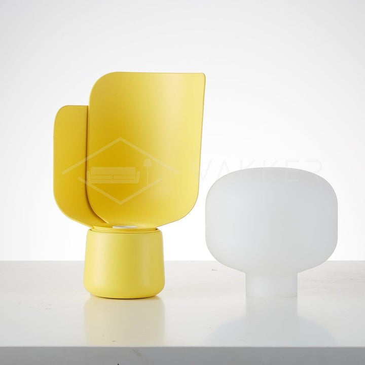 Adjustable Petal-Shape Glass LED Table Lamp