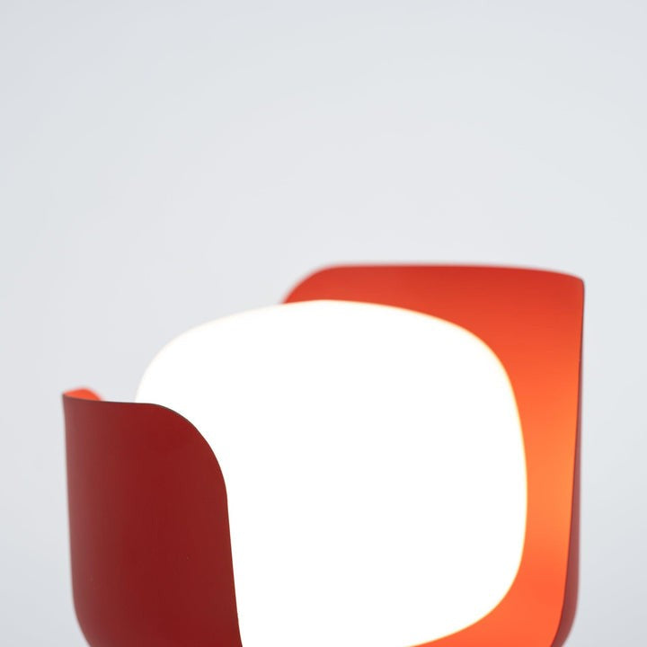Adjustable Petal-Shape Glass LED Table Lamp