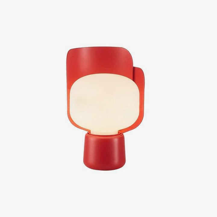 Adjustable Petal-Shape Glass LED Table Lamp