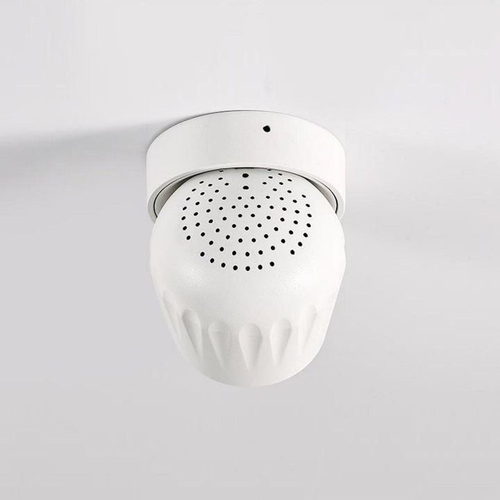 Adjustable Ribbed LED Ceiling Spotlight – 12W, 3000–6000K