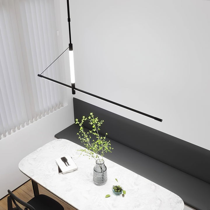 Adjustable Slim Horizontal LED Pendant Light