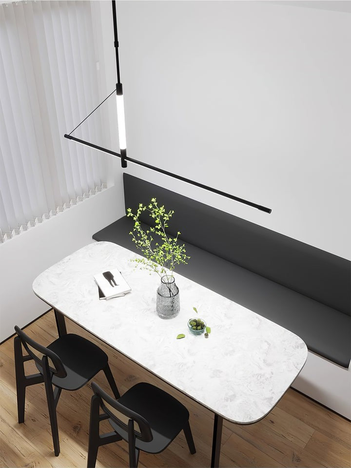 Adjustable Slim Horizontal LED Pendant Light