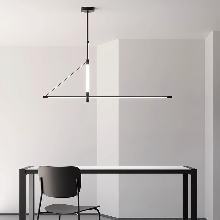 Adjustable Slim Horizontal LED Pendant Light