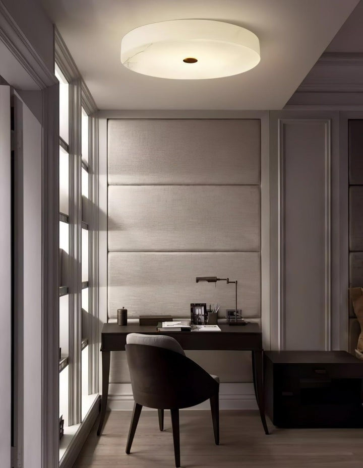 Alabaster Marble LED Flush Mount Ceiling Light