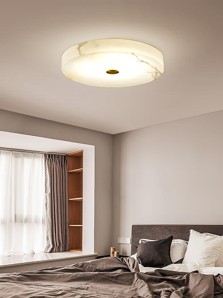 Alabaster Marble LED Flush Mount Ceiling Light