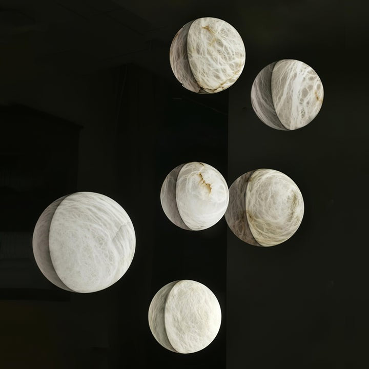 Alabaster Snowflake LED Wall Sconce - 3000K/4000K/6000K
