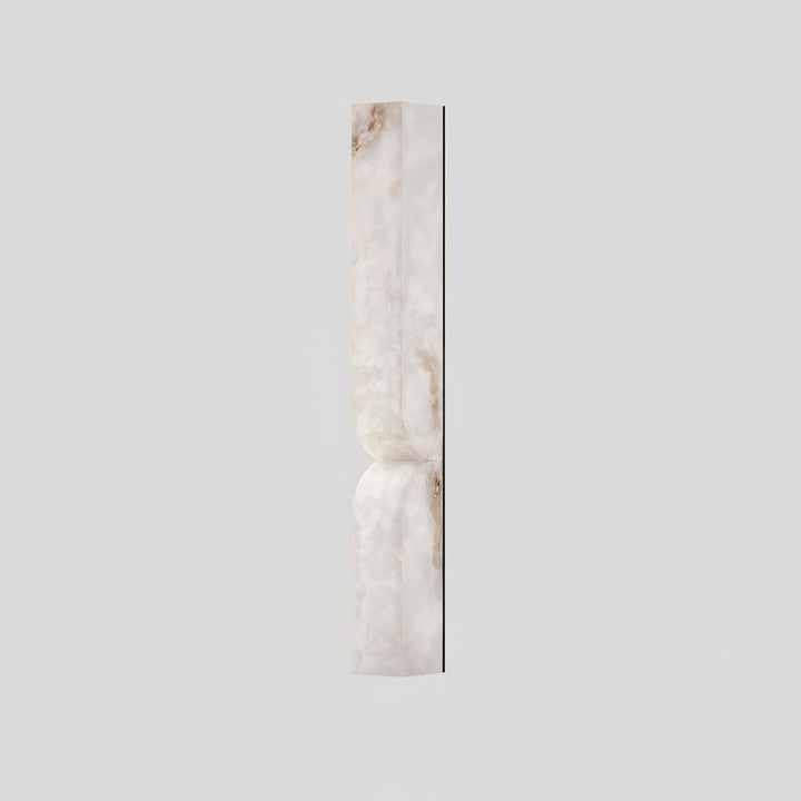 Alabaster Stone LED Plug-In Wall Sconce