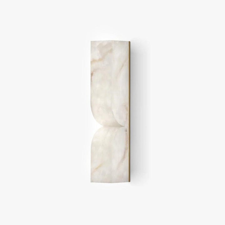 Alabaster Stone LED Plug-In Wall Sconce