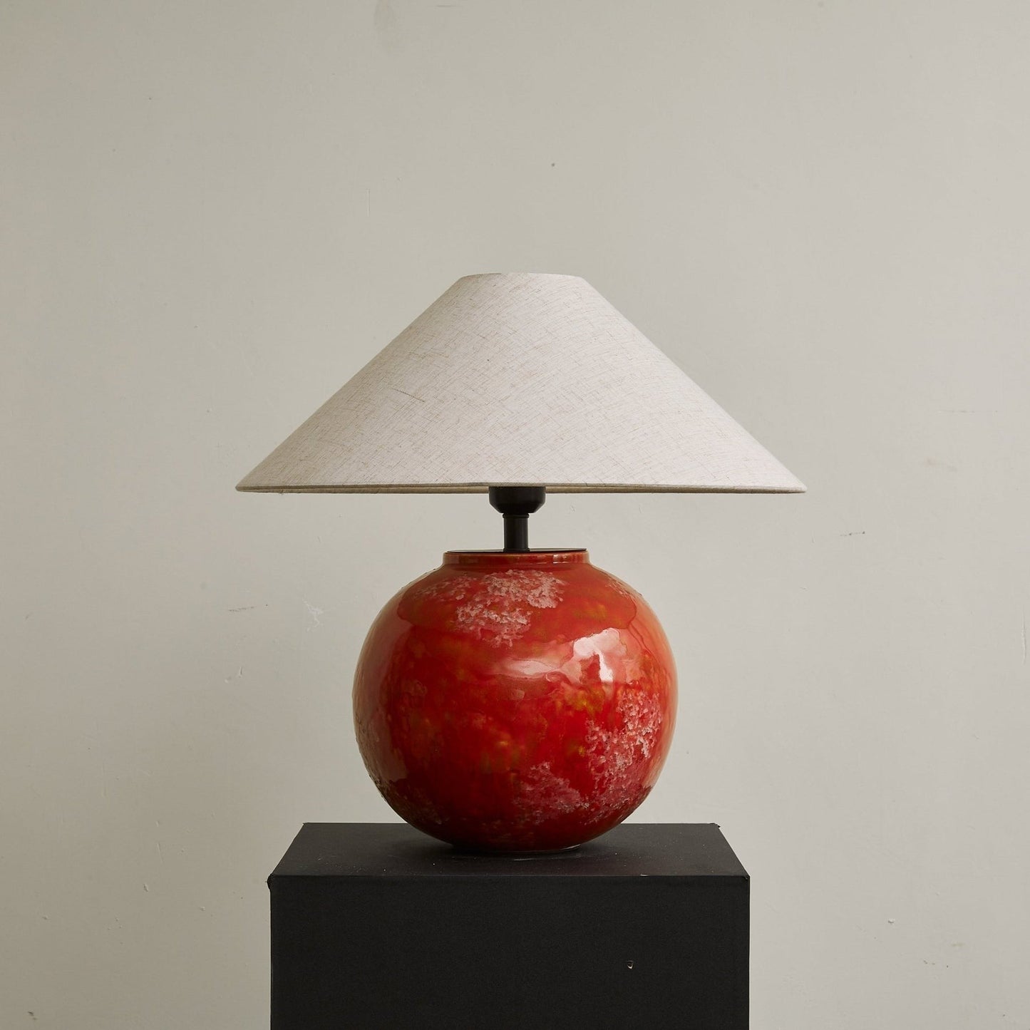 Ambient Ceramic Table Lamp with Fabric Shade