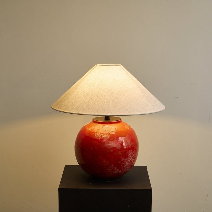 Ambient Ceramic Table Lamp with Fabric Shade