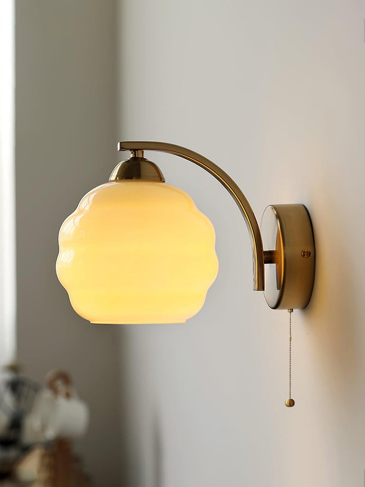 Art Deco Glass Shade Wall Sconce
