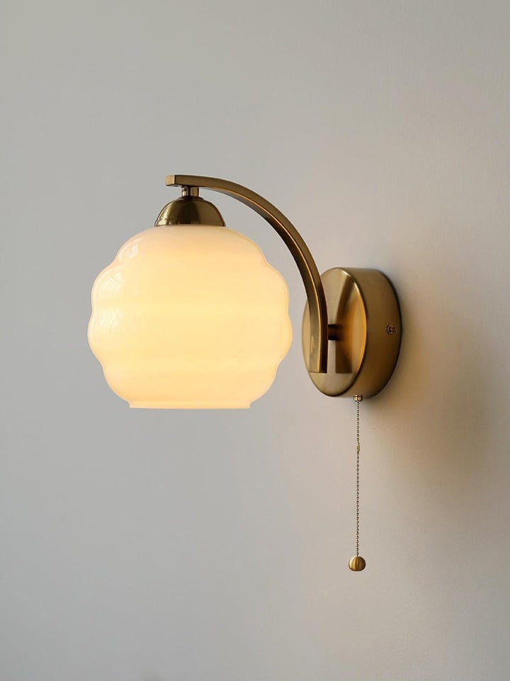 Art Deco Glass Shade Wall Sconce